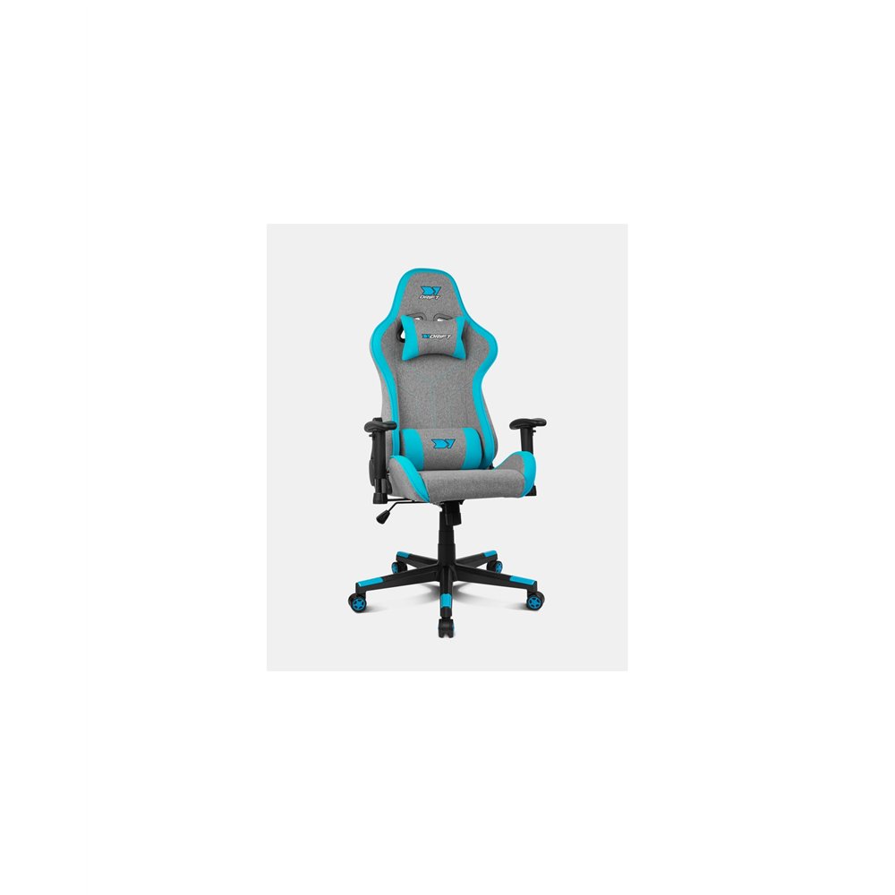Drift dr90 pro silla para videojuegos de pc asiento acolchado azul, gris