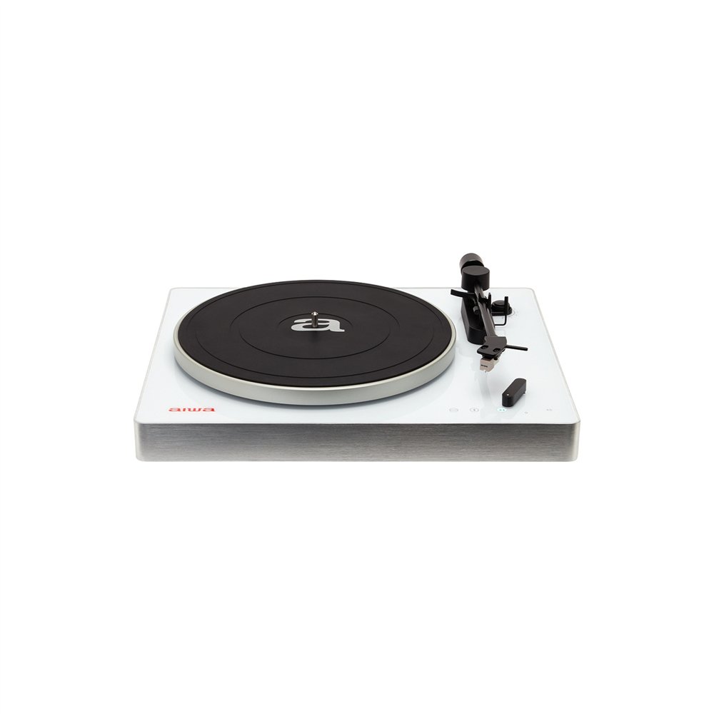 Aiwa apx-680bt/wt tocadiscos de tracción por correa blanco automático