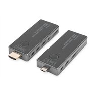 Digitus extensor de vídeo 4k inalámbrico 30 m (usb-c - hdmi)