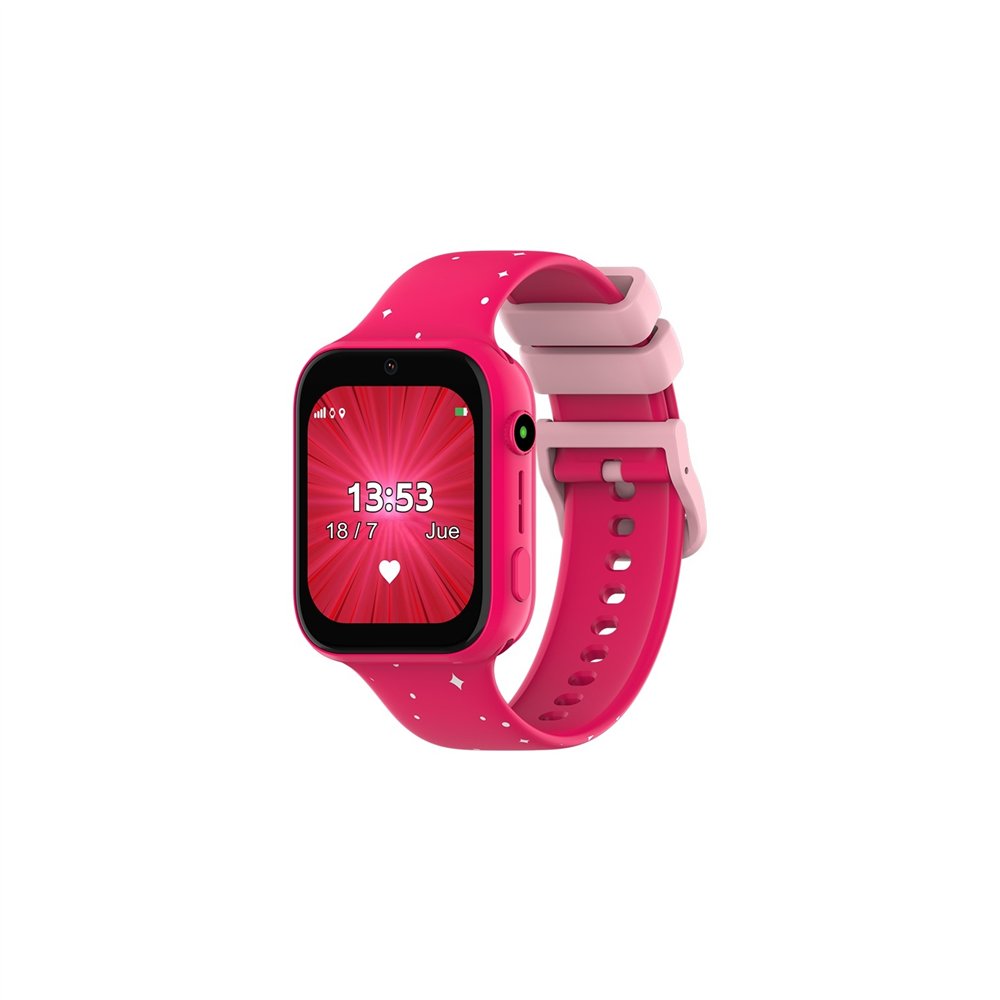 Cefa hola watch smart pro pink con gps correas intercambiables y protector de pantalla