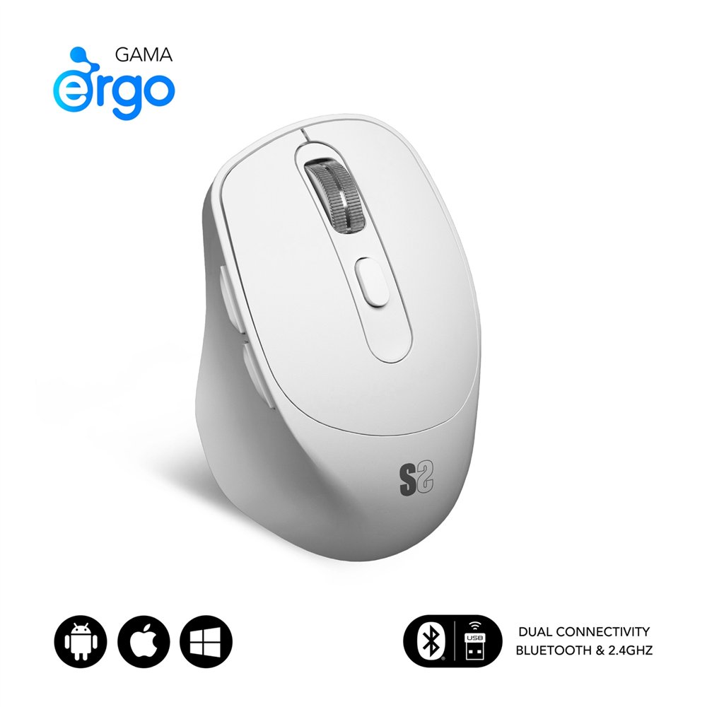 Subblim ratã³n curve ergo dual mouse battery black