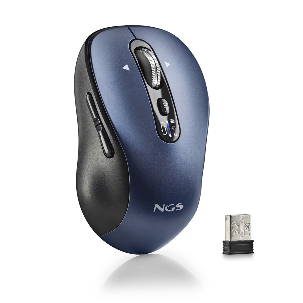 Ngs infinity rb ratón oficina ambidextro rf wireless + bluetooth óptico 3200 dpi
