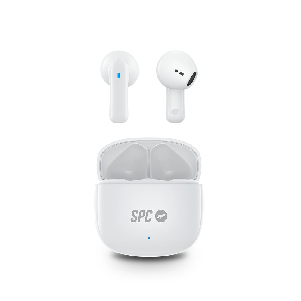 Spc zion 2 play auriculares inalámbrico dentro de oído llamadas/música usb tipo c bluetooth blanco