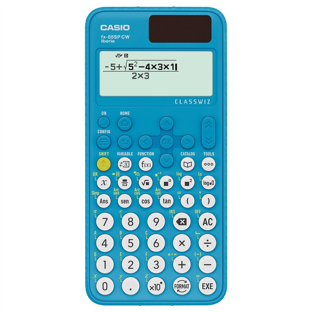 Casio fx-85spx cw calculadora bolsillo calculadora científica azul