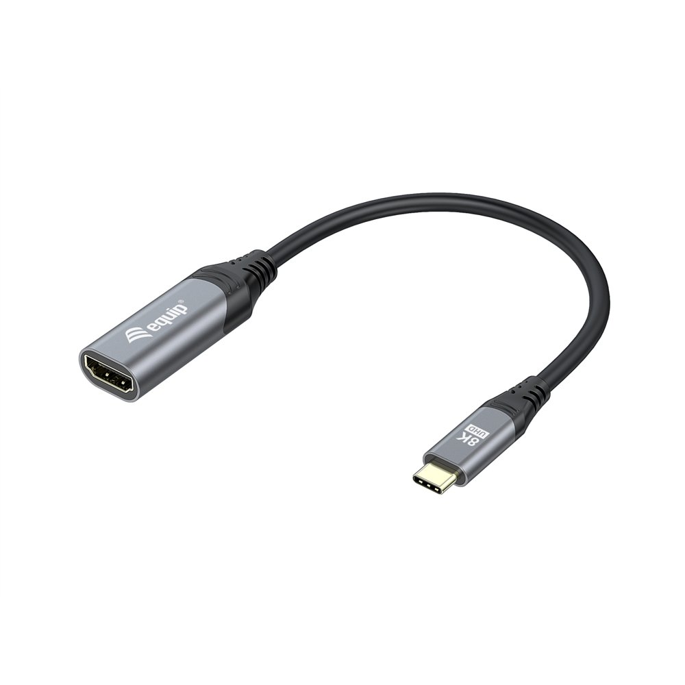 Equip 133492 adaptador de cable de vã­deo 0,15 m usb tipo c hdmi negro, gris