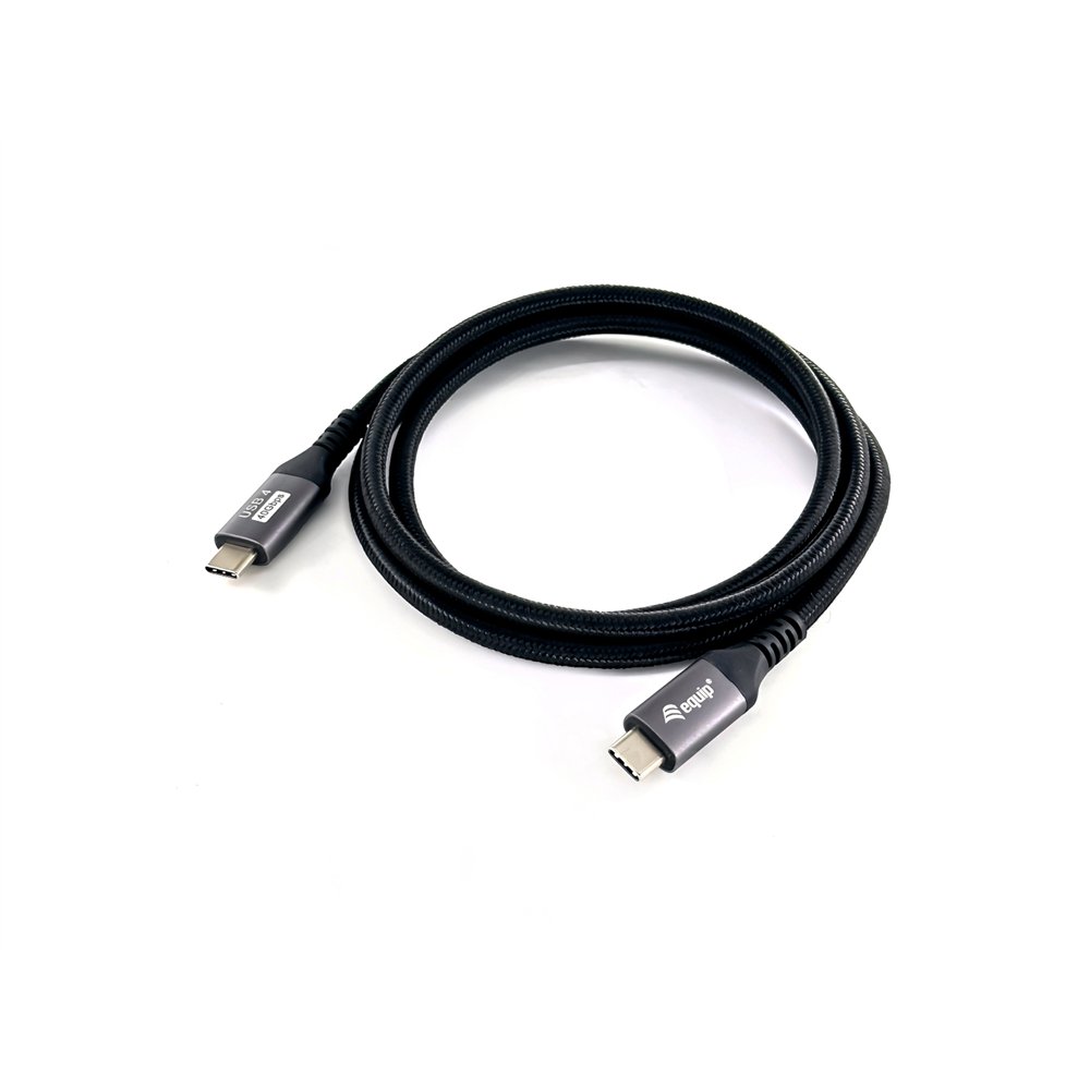 Equip 128381 cable usb usb4 gen 3x2 1,2 m usb c negro