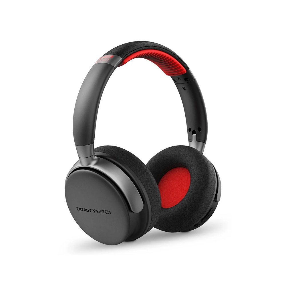 Energy sistem power sport auriculares inalã¡mbrico y alã¡mbrico diadema deportes usb tipo c bluetooth negro, rojo