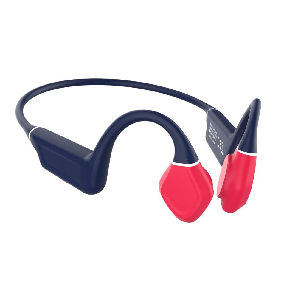 Leotec earphones conduccion osea kuri azul y rojo