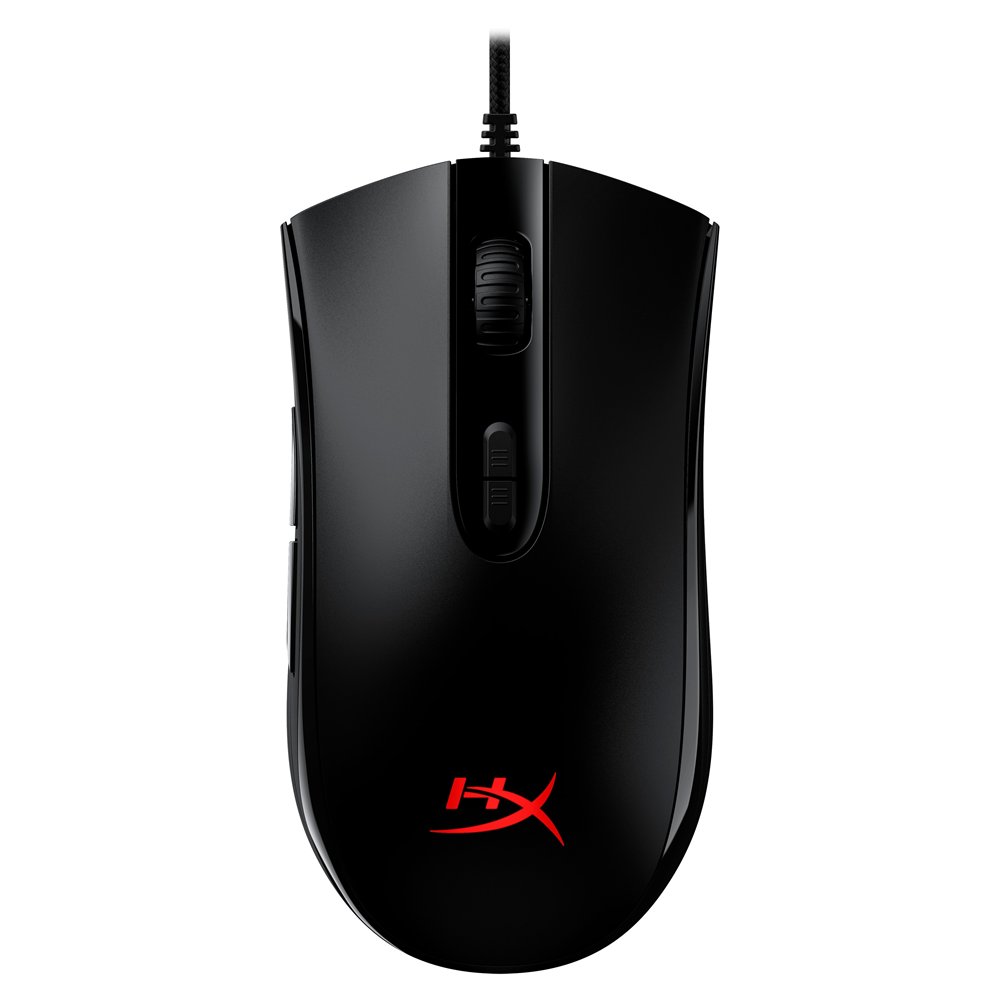 Hyperx ratón gaming pulsefire core (negro)