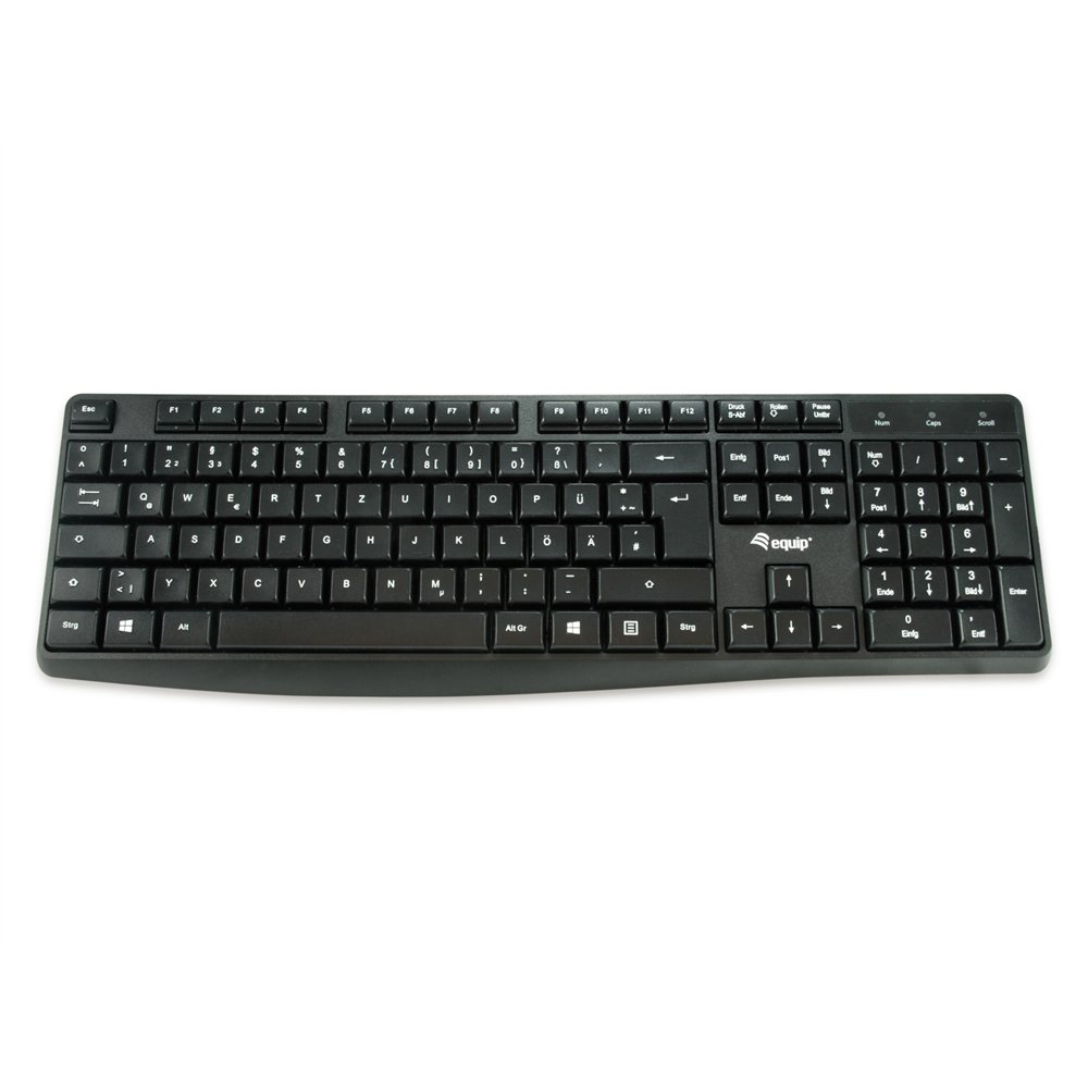 Equip 245212 teclado oficina usb qwerty portuguã©s negro