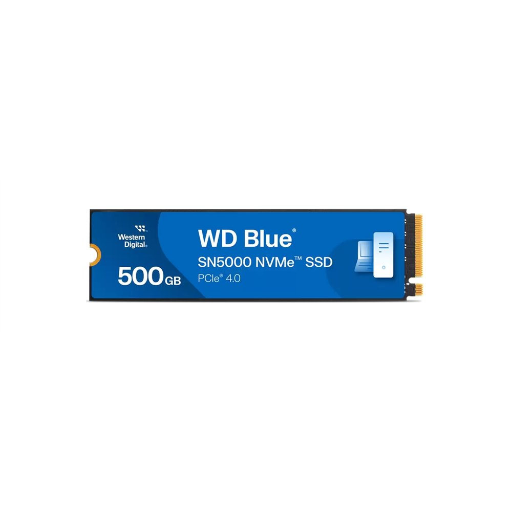 Western digital blue sn5000 500 gb m.2 pci express 4.0 nvme 3d tlc nand