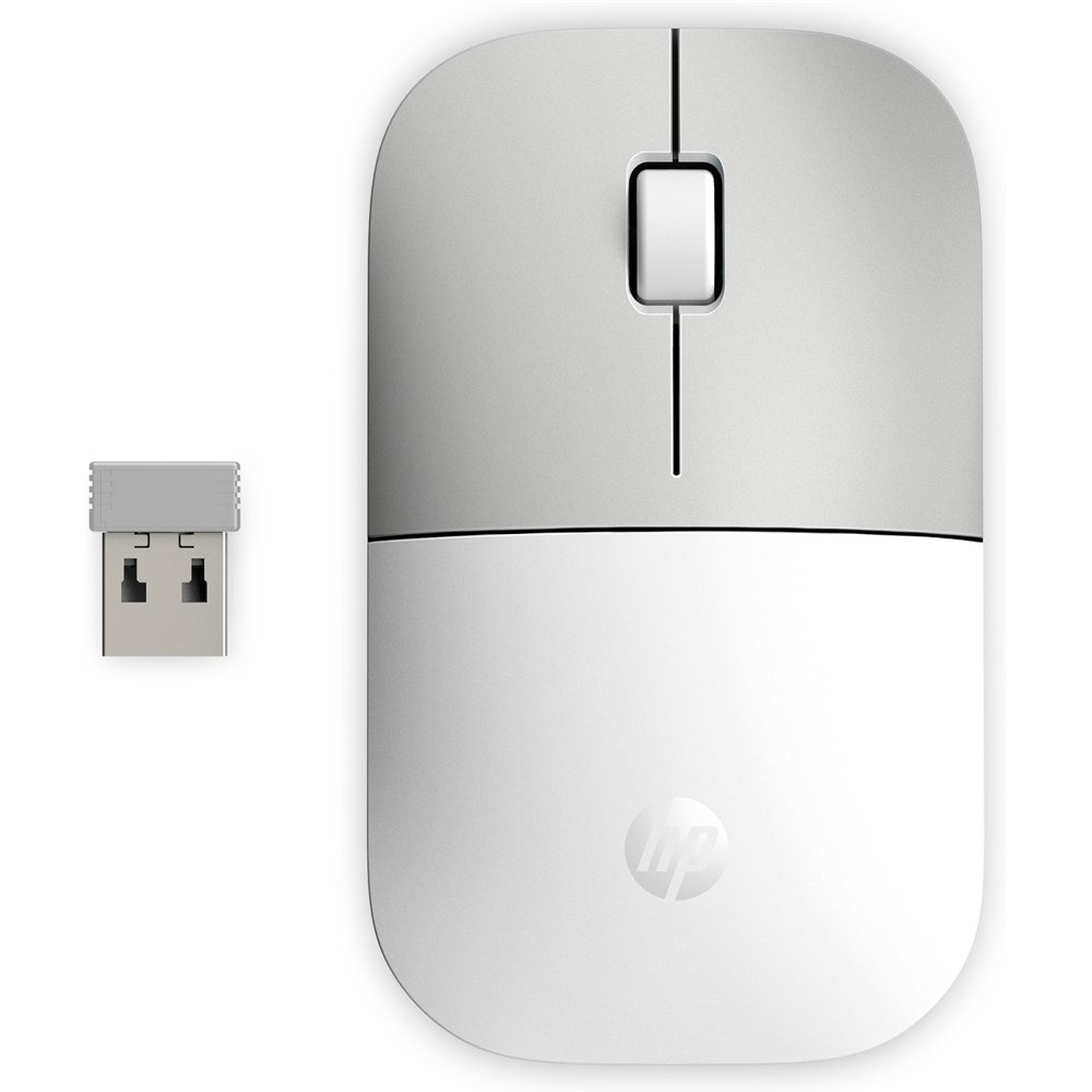 hp ratón inalámbrico z3700 color ceramic white