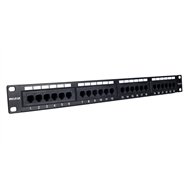 phasak panel de transferencia 19" 24p cat.6 utp rj45 dual 1u - pu 2420