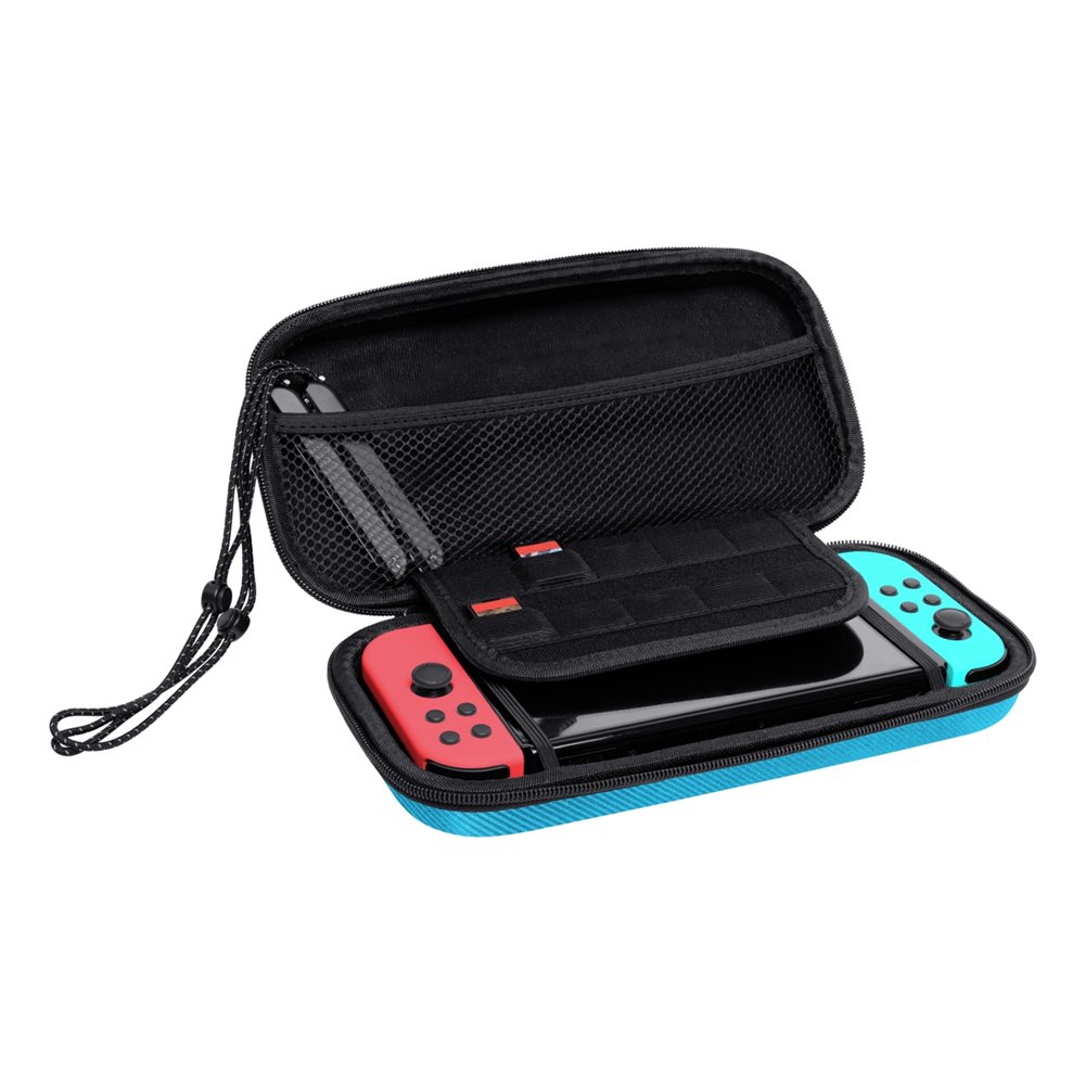 trust gxt 1248s funda protectora rígida nintendo negro, azul, rojo