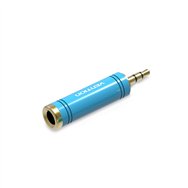 vention adaptador jack vab-s04-l/ jack 3.5 macho - jack 6.5 hembra/ azul