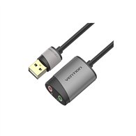 Vention tarjeta de sonido cdkhb/ usb macho - 2xjack 3.5 hembra