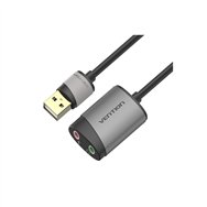 Vention tarjeta de sonido cdkhb/ usb macho - 2xjack 3.5 hembra