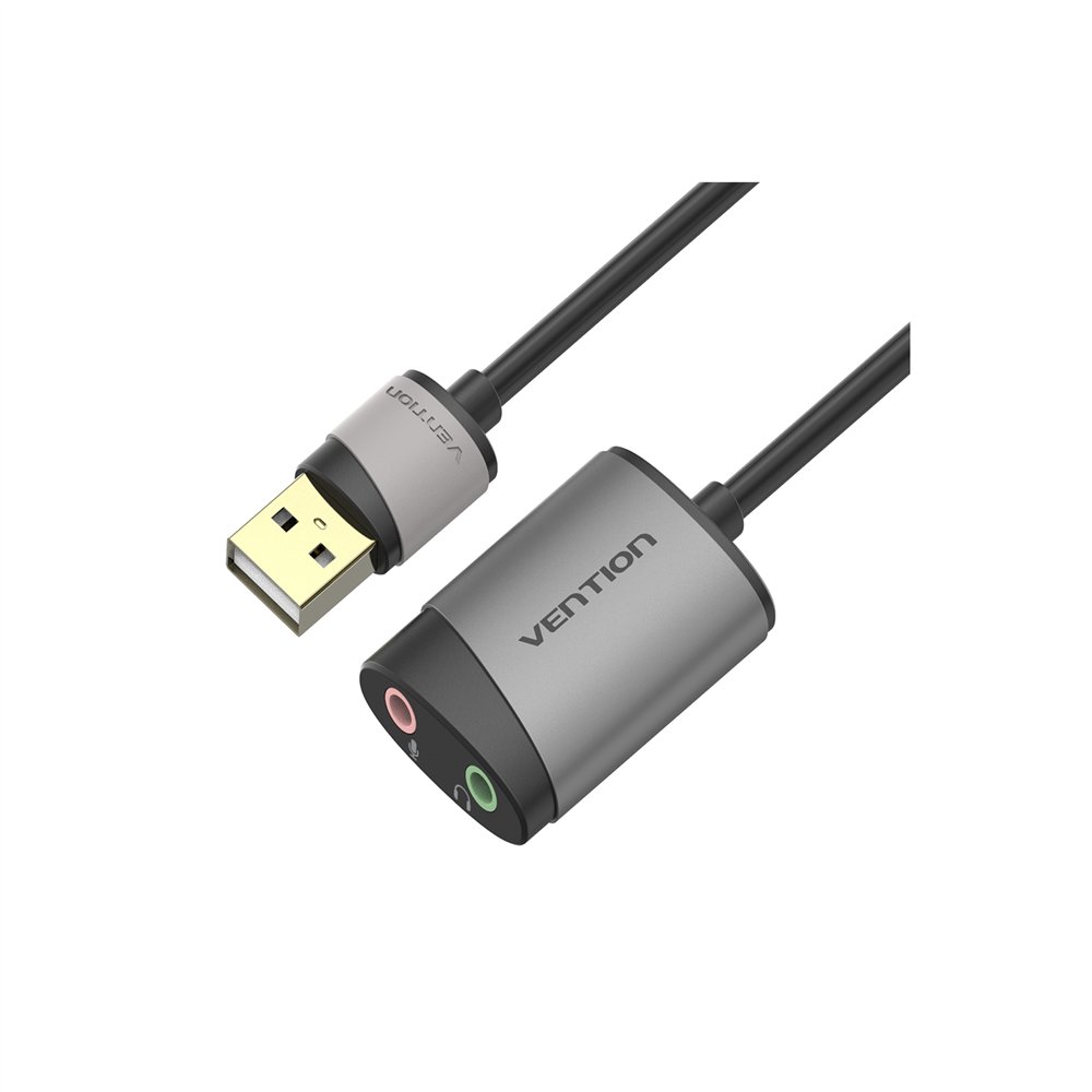 Vention tarjeta de sonido cdkhb/ usb macho - 2xjack 3.5 hembra