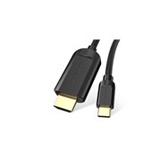 Vention cable conversor hdmi 1.4 4k cgubg/ usb tipo-c macho - hdmi macho/ 1.5m/ negro