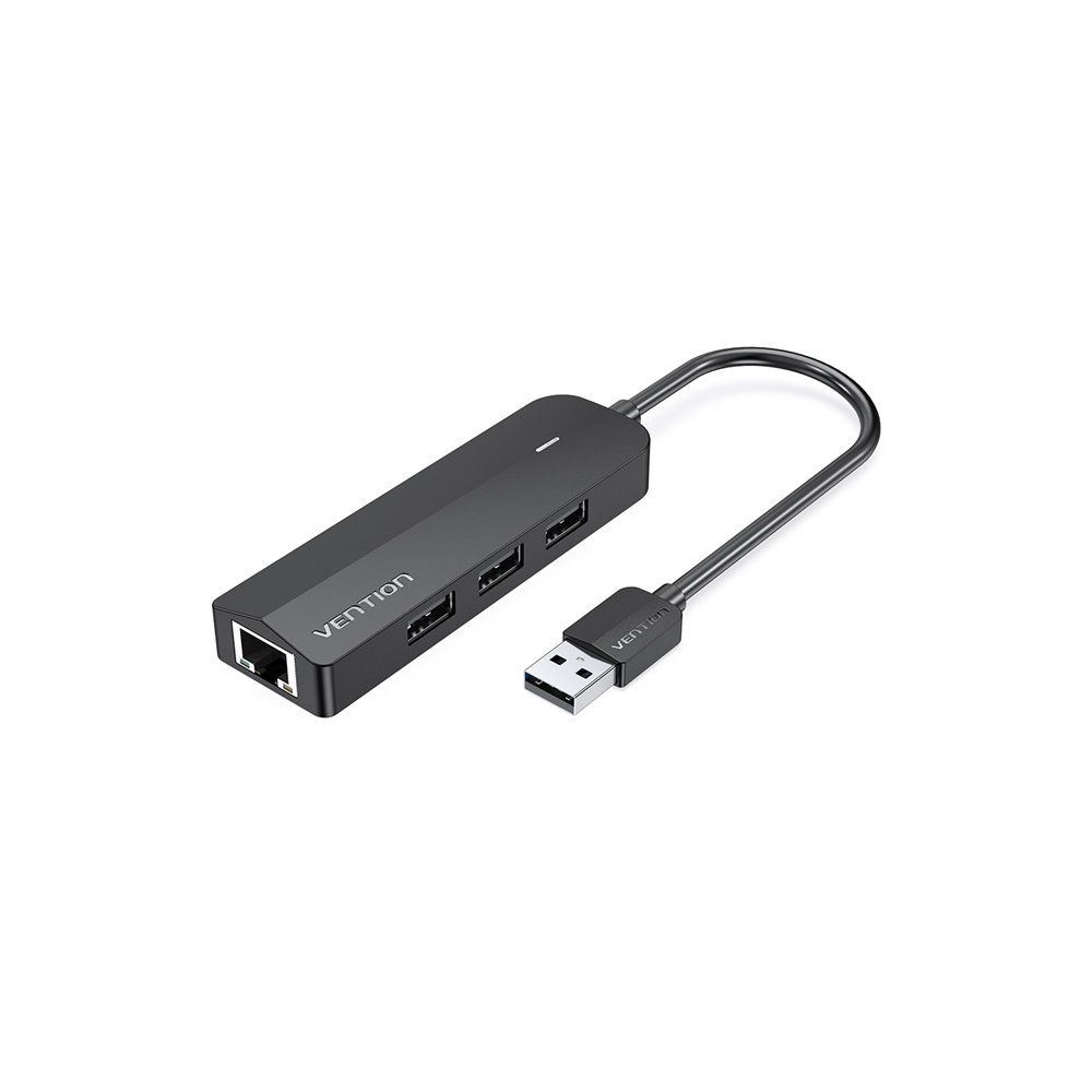 Vention docking usb 2.0 chpbb/ 3xusb/ 1xmicro usb/ 1xrj45/ negro