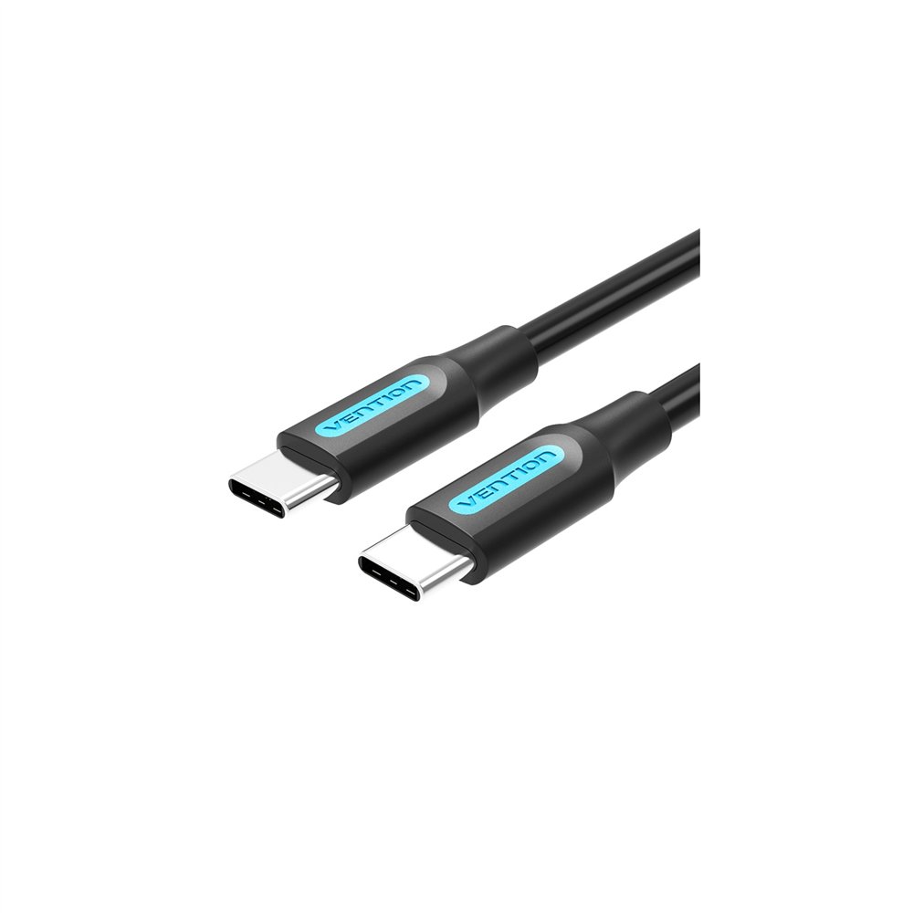 Vention cable usb 2.0 tipo-c cosbd/ usb tipo-c macho - usb tipo-c macho/ 50cm/ negro