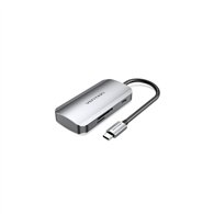 Vention Docking USB Tipo-C TNHHB/ 3xUSB/ 1xUSB Tipo-C PD/ 1xLector Tarjetas SD y MicroSD/ Gris