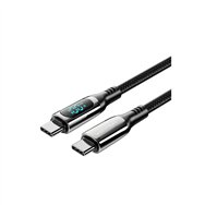 Vention cable usb 2.0 tipo-c 5a 100w taybav/ usb tipo-c macho - usb tipo-c macho/ 1.2m/ con pantalla