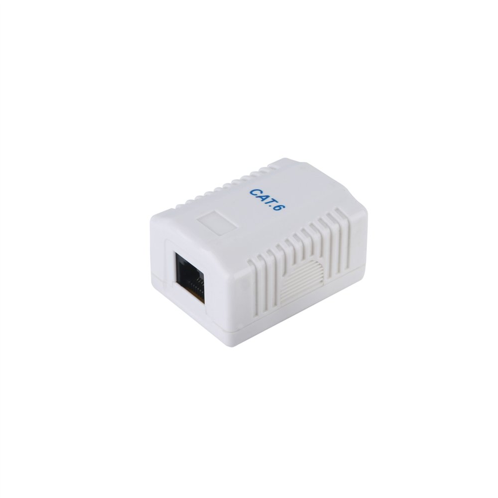 Equip 235213 caja de tomacorriente rj-45 blanco
