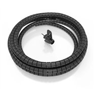 Aisens organizador de cable en espiral 25mm, negro, 6.0m