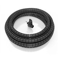 Aisens organizador de cable en espiral 25mm, negro, 10.0m