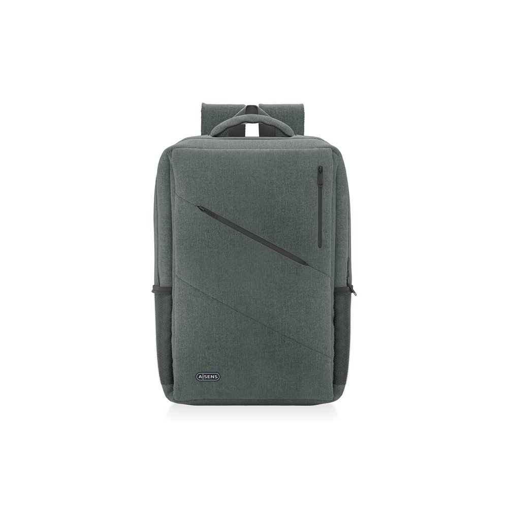 Aisens mochila urbana y de oficina para portatil 15,6, gris