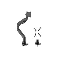 Aisens soporte de mesa pro contrapeso giratorio e inclinable para monitor/tv 27kg (3 pivotes, 1 brazo) de 24-57, negro
