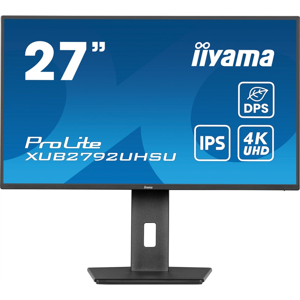 Iiyama prolite xub2792uhsu-b6 pantalla para pc 68,6 cm (27") 3840 x 2160 pixeles 4k ultra hd led negro