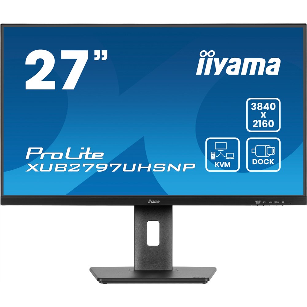 Iiyama prolite xub2797uhsnp-b1 pantalla para pc 68,6 cm (27") 3840 x 2160 pixeles 4k ultra hd led negro
