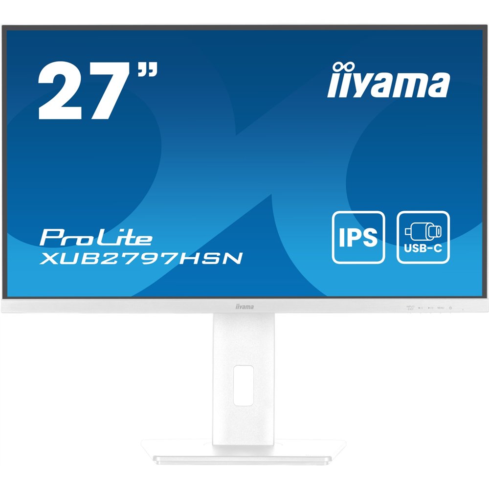 Iiyama prolite xub2797hsn-w2 pantalla para pc 68,6 cm (27") 1920 x 1080 pixeles full hd led blanco