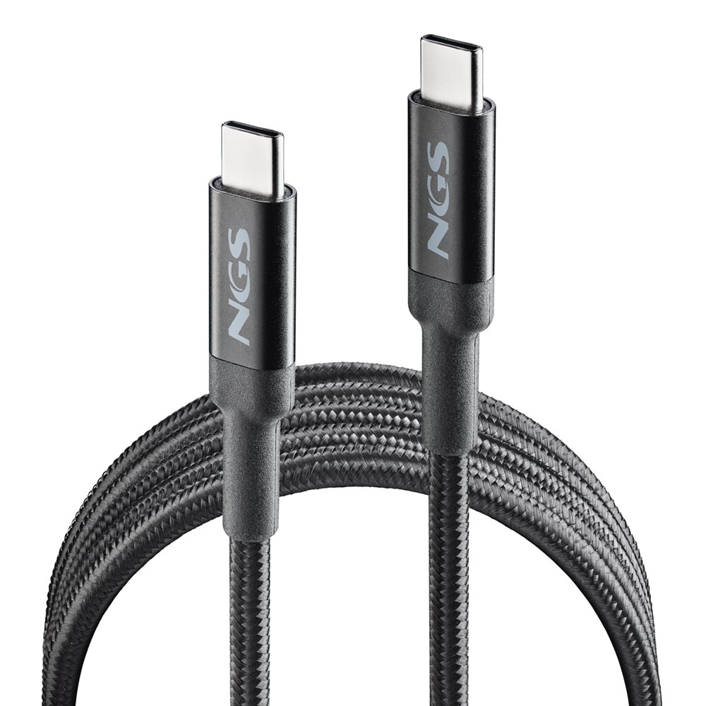 Ngs knot 100w-2 cable usb usb 2.0 2 m usb c negro