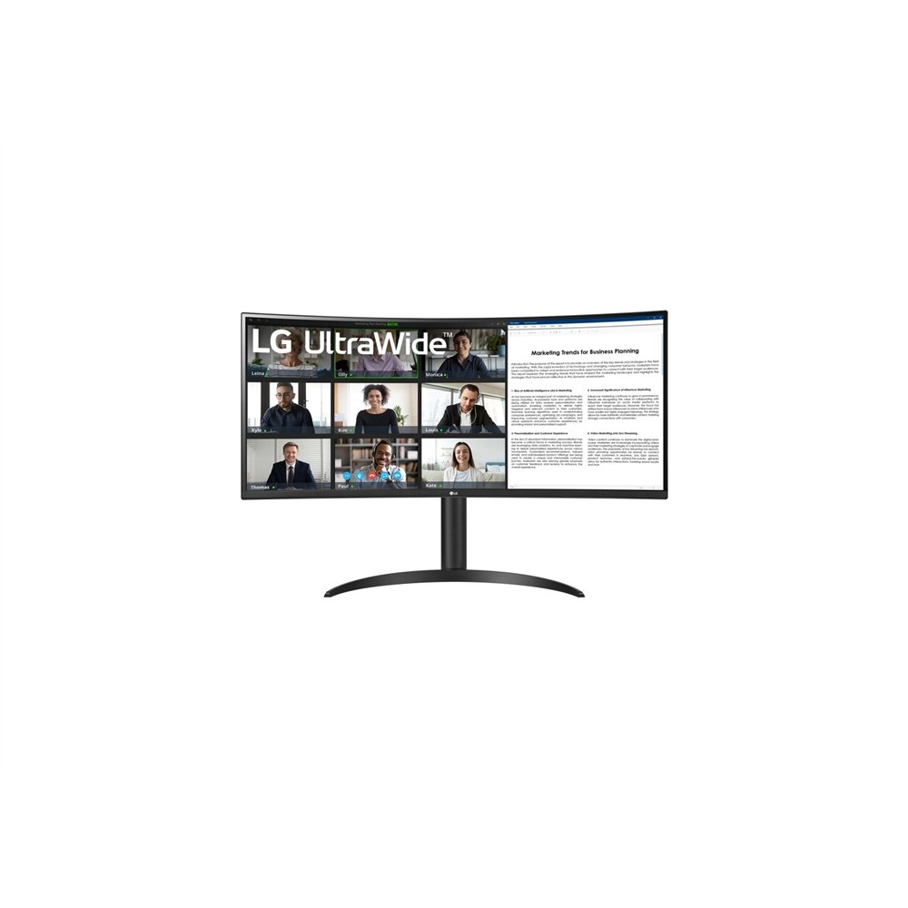 Lg 34wr55qk-b pantalla para pc 86,4 cm (34") 3440 x 1440 pixeles wide quad hd negro