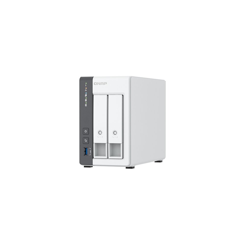 Qnap ts-216g servidor de almacenamiento nas torre cortex-a cortex-a55 4 gb unidad de disco duro blanco