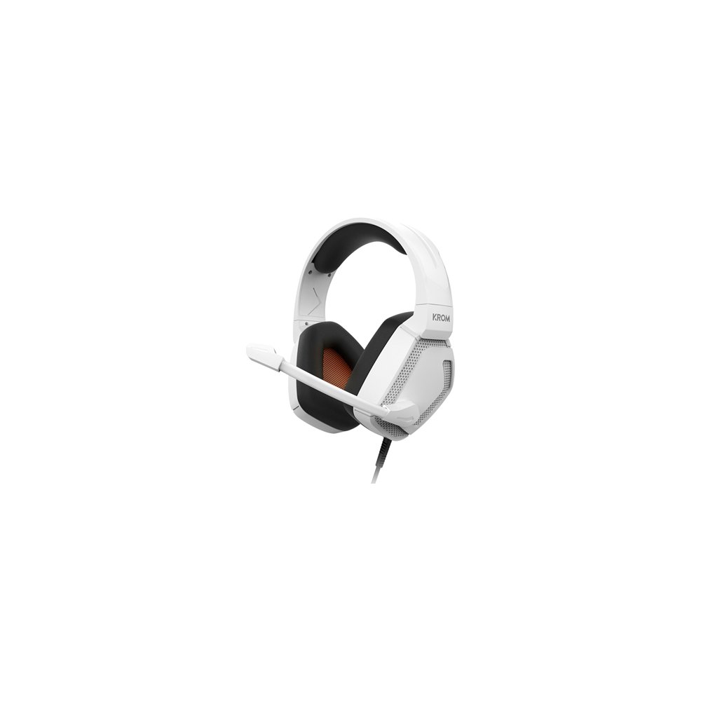krom kopa pro auriculares alámbrico diadema juego blanco