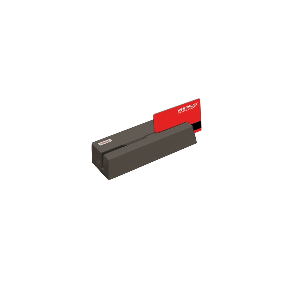 Posiflex mr*2200eu3b lector de tarjeta magnã©tica usb negro