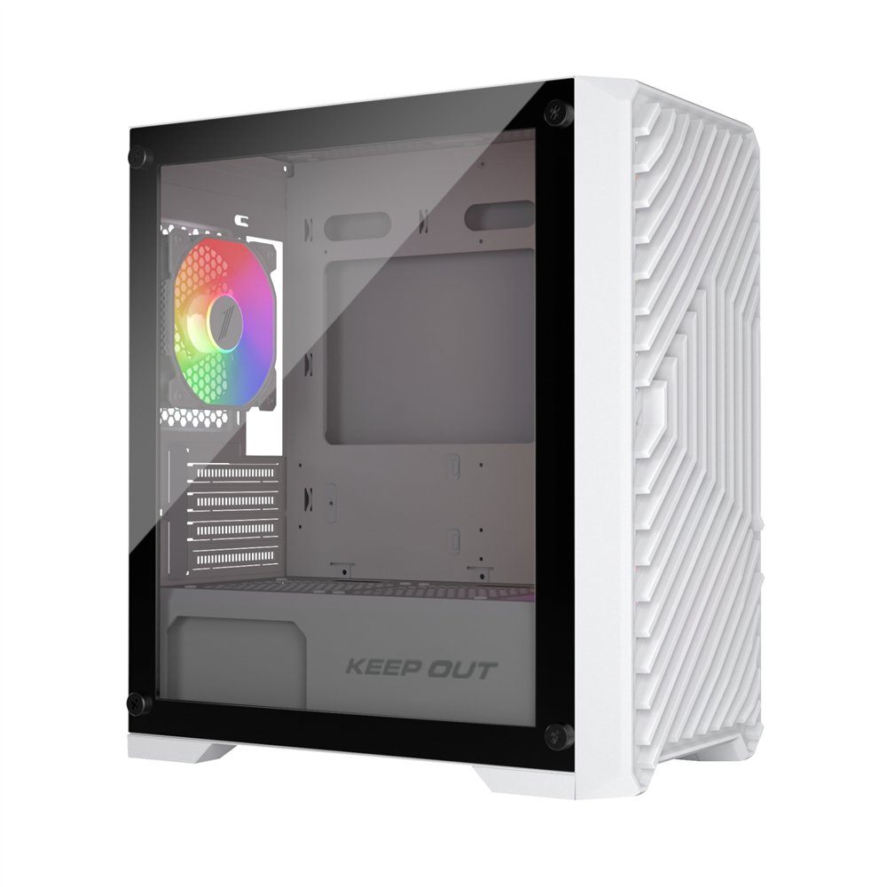 Keep out xc-220w glass caja de pc micro atx