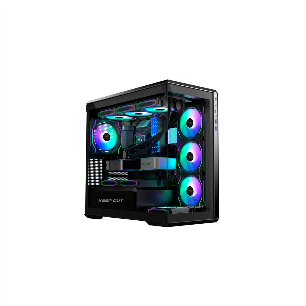 keep out xc-905 pro+ caja de pc micro atx