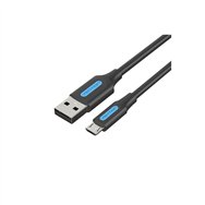 Vention cable usb 2.0 3a colbd/ usb macho - microusb macho/ 50cm/ negro