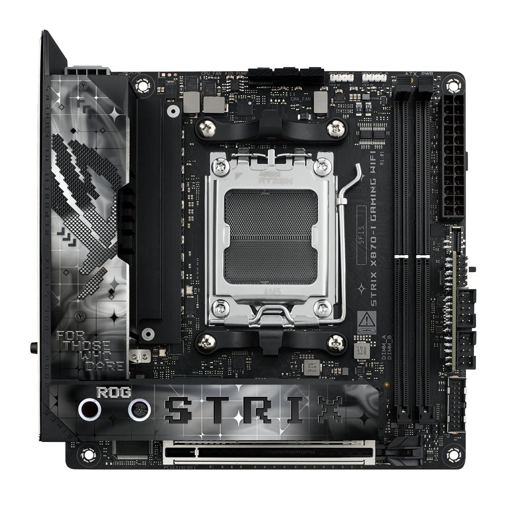Asus rog strix x870-i gaming wifi amd x870 zócalo am5 mini itx