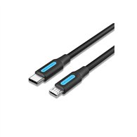 Vention cable usb 20 tipo-c covbg/ usb tipo-c macho - microusb macho/ 15m/ negro