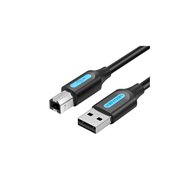 Vention cable usb 2.0 impresora coqbf/ usb tipo-b macho - usb macho/ 1m/ negro
