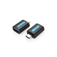 Vention adaptador usb 3.0 cdub0/ usb tipo-c macho - usb hembra