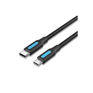 Vention cable usb 2.0 tipo-c covbd/ usb tipo-c macho - microusb macho/ 50cm/ negro
