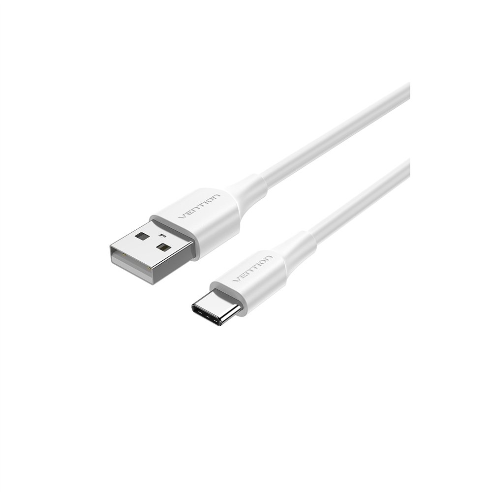 Vention cable usb 2.0 3a cthwh/ usb tipo-c macho - usb macho/ 2m/ blanco