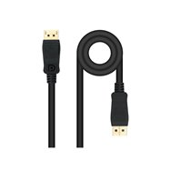 Nanocable cable displayport 1.4, dp/m - dp/m, negro, 1.5 m
